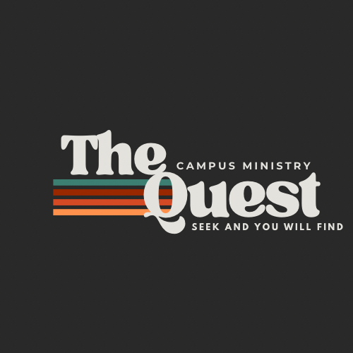 The Quest campus ministry logo — Seek and you will find