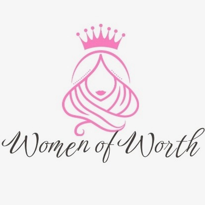 WOW — Women of Worth — women’s ministry logo with a crowned woman