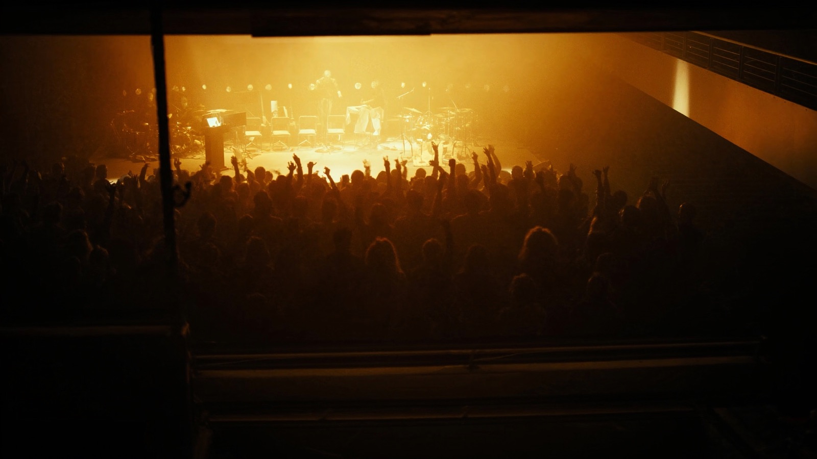 A worship team leading the congregation — one of many teams that serve each week
