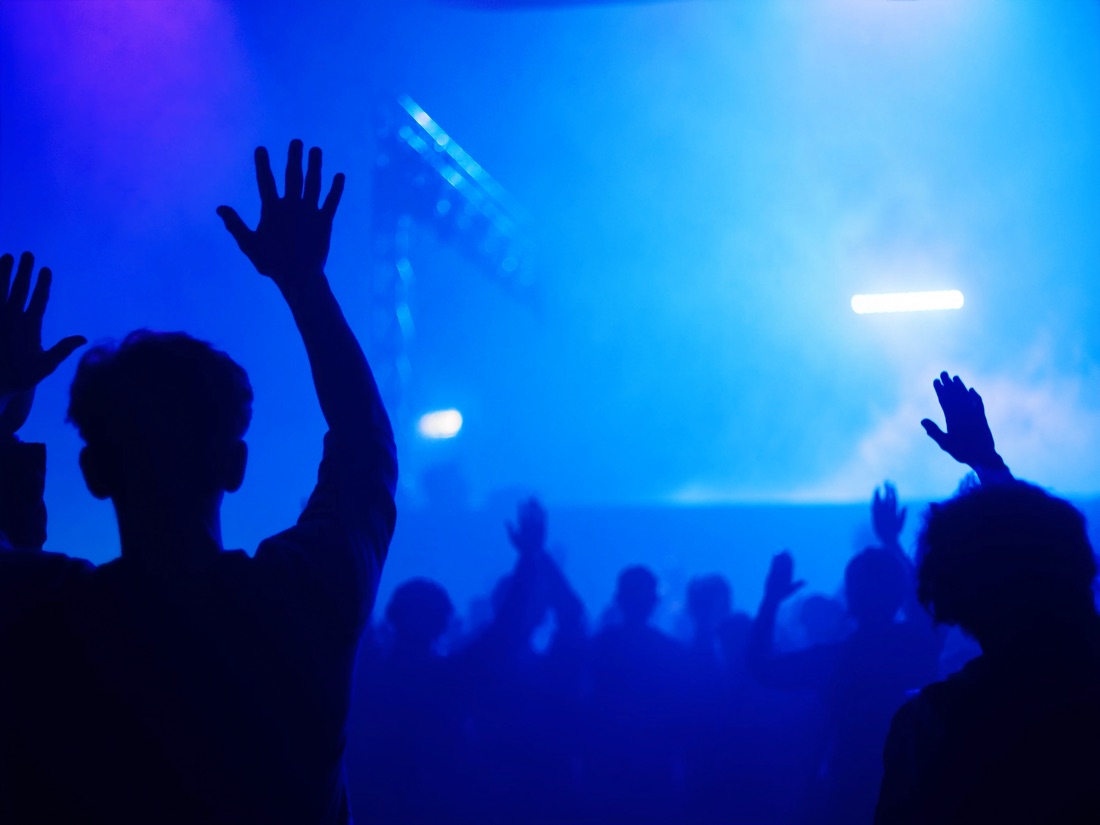 Students gathered at 180 Youth on a Wednesday night